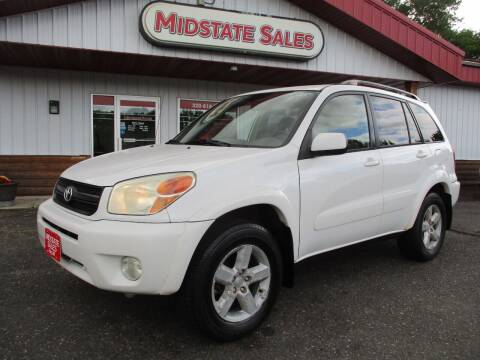 2005 Toyota RAV4 for sale at Midstate Sales in Foley MN
