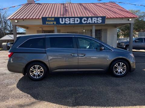 2012 Honda Odyssey for sale at Paw Paw's Used Cars in Alexandria LA