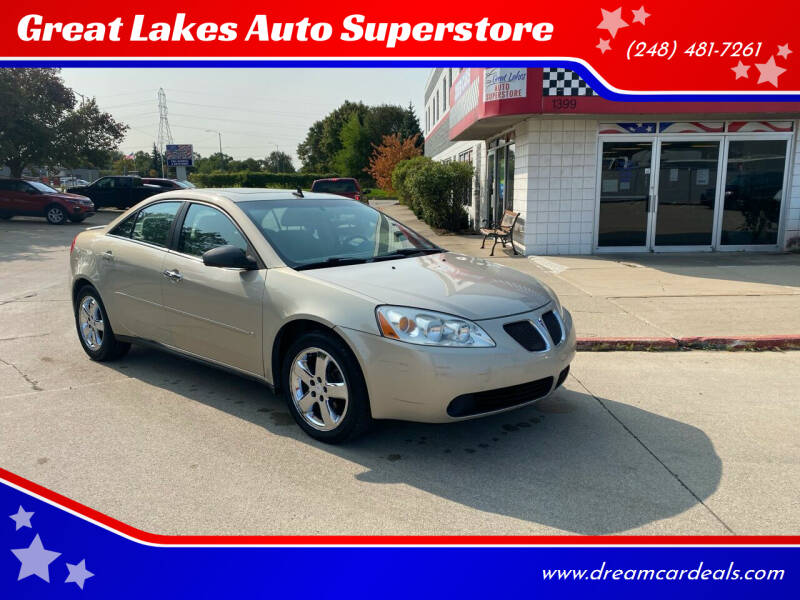 2009 Pontiac G6 for sale at Great Lakes Auto Superstore in Waterford Township MI