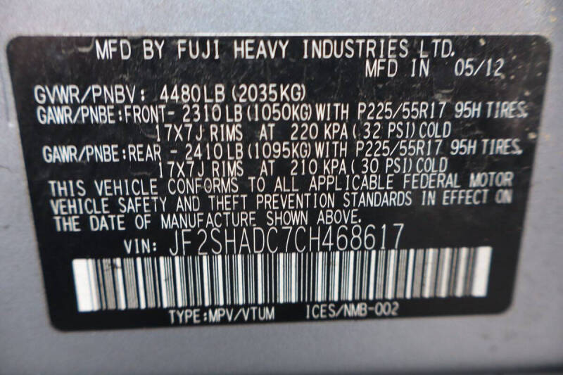 2012 Subaru Forester 2.5X Premium