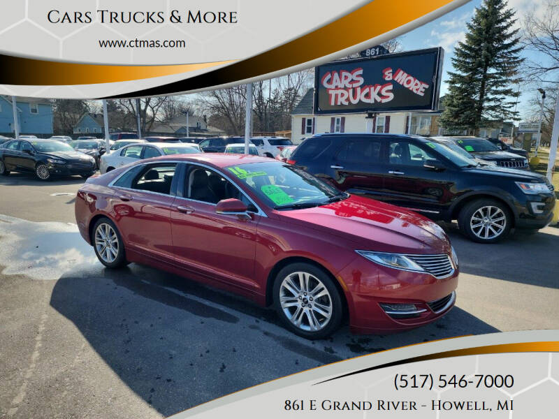 2016 Lincoln MKZ for sale at Cars Trucks & More in Howell MI