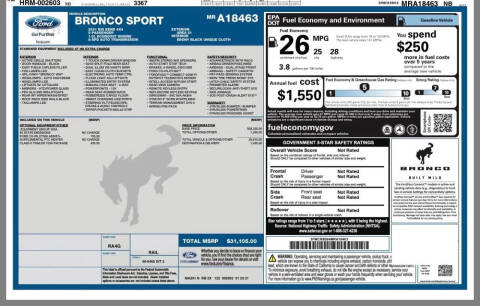 2021 Ford Bronco Sport Big Bend