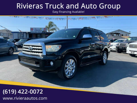 2010 Toyota Sequoia for sale at Rivieras Truck and Auto Group in Chula Vista CA