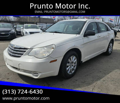 2010 Chrysler Sebring for sale at Prunto Motor Inc. in Dearborn MI