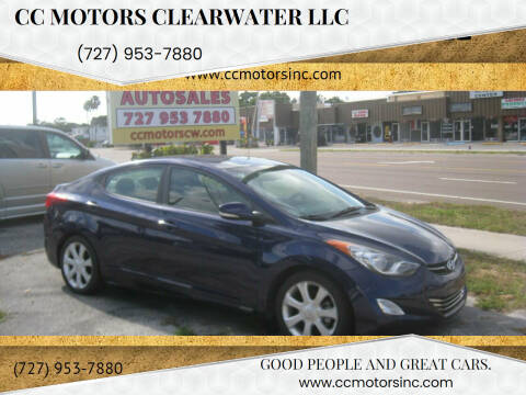 2013 Hyundai Elantra for sale at CC MOTORS CLEARWATER LLC in Clearwater FL