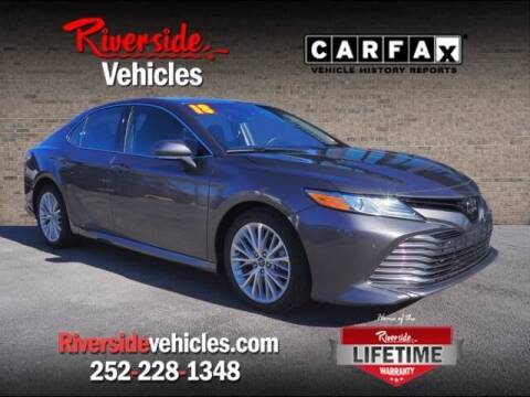 2018 Toyota Camry for sale at Riverside Mitsubishi(New Bern Auto Mart) in New Bern NC