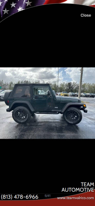 2005 Jeep Wrangler for sale at TEAM AUTOMOTIVE in Valrico FL