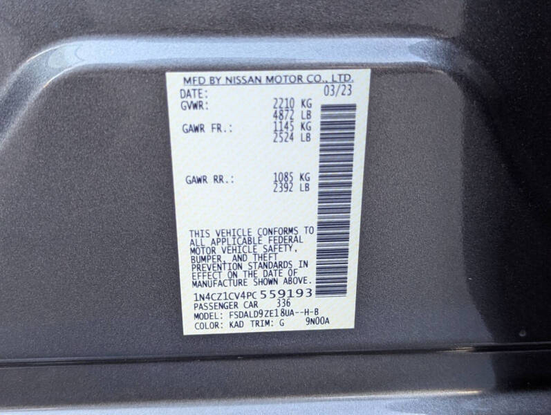 2023 Nissan LEAF SV PLUS