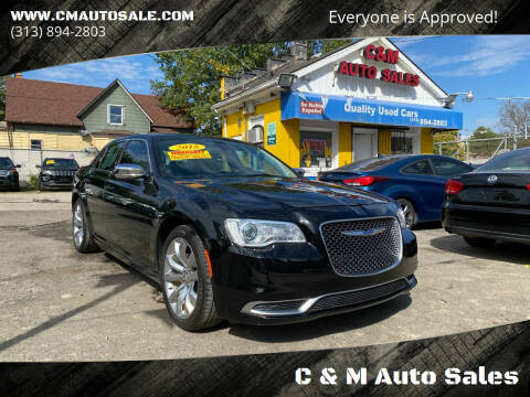 2018 Chrysler 300 for sale at C & M Auto Sales in Detroit MI