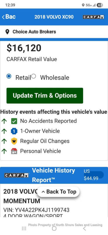 2018 Volvo XC90 T6 Momentum