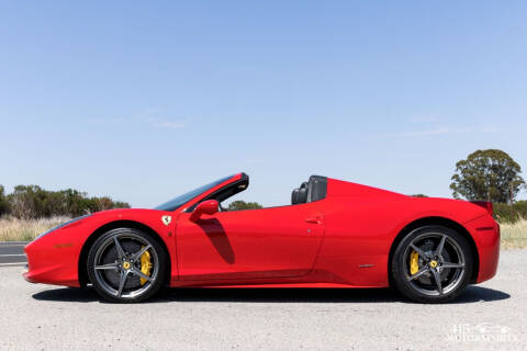 2013 Ferrari 458 Spider for sale at 415 Motorsports in San Rafael CA