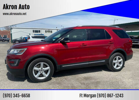 2016 Ford Explorer for sale at Akron Auto in Akron CO