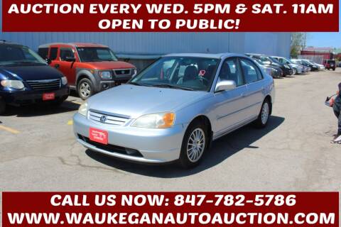 2003 Honda Civic for sale at Waukegan Auto Auction in Waukegan IL