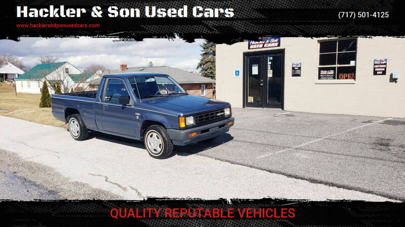 1989 Dodge Ram 50 Pickup for sale at Hackler & Son Used Cars in Red Lion PA