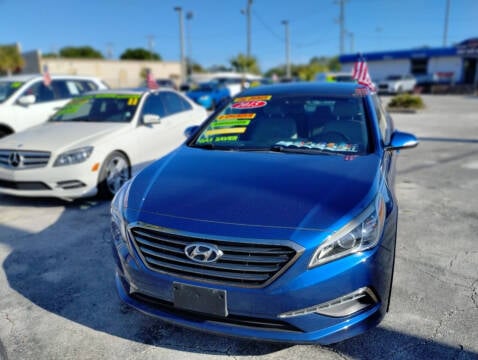 2015 Hyundai Sonata for sale at JAH MOTORSPORT CORP OF FLORIDA in Cocoa FL