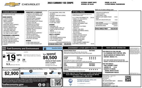 2023 Chevrolet Camaro SS