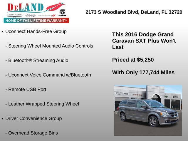 2016 Dodge Grand Caravan SXT
