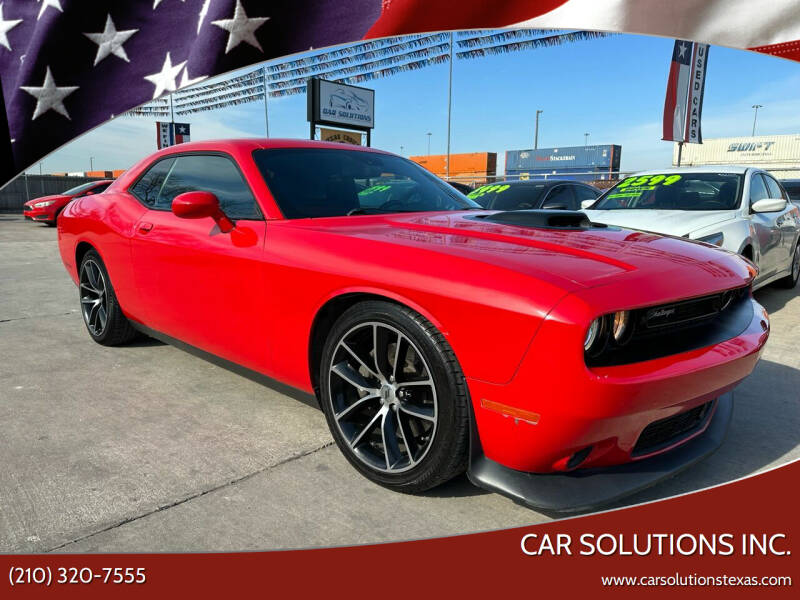 2017 Dodge Challenger for sale at Car Solutions Inc. in San Antonio TX