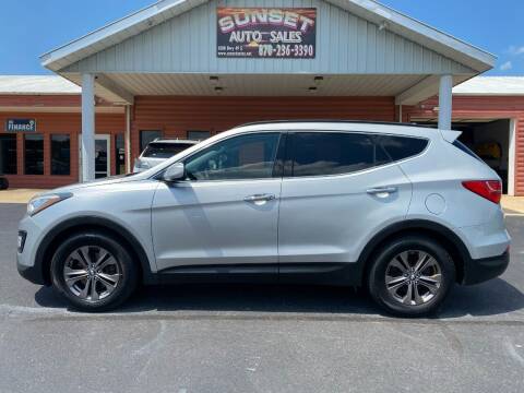 2013 Hyundai Santa Fe Sport for sale at Sunset Auto Sales in Paragould AR