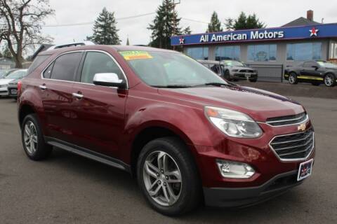 2016 Chevrolet Equinox for sale at All American Motors in Tacoma WA
