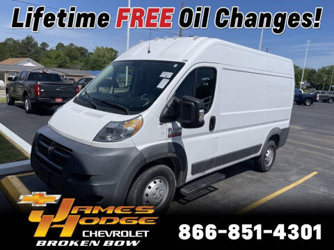 2017 RAM ProMaster for sale at James Hodge Chevrolet of Broken Bow in Broken Bow OK