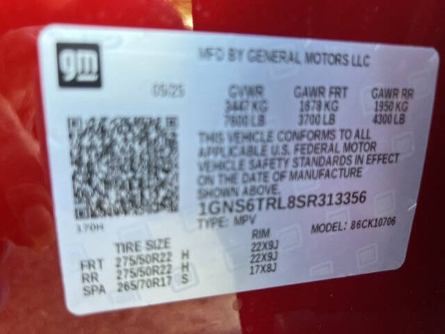 2025 Chevrolet Tahoe High Country