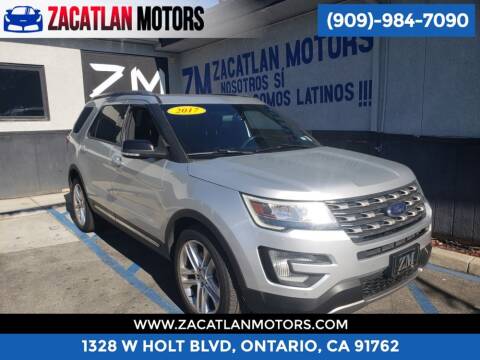 2017 Ford Explorer for sale at Ontario Auto Square in Ontario CA