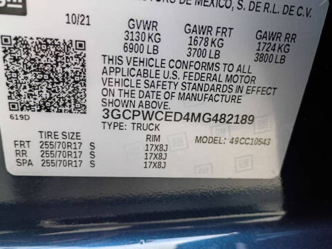 2021 Chevrolet Silverado 1500