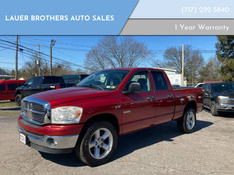 2008 Dodge Ram 1500 for sale at LAUER BROTHERS AUTO SALES in Dover PA
