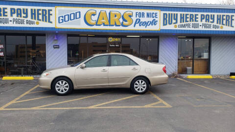 2002 Toyota Camry for sale at Good Cars 4 Nice People in Omaha NE