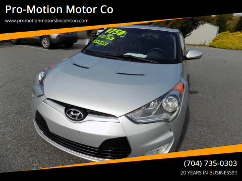 2013 Hyundai Veloster for sale at Pro-Motion Motor Co in Lincolnton NC