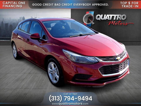 2018 Chevrolet Cruze for sale at Quattro Motors 2 - 1 in Redford MI