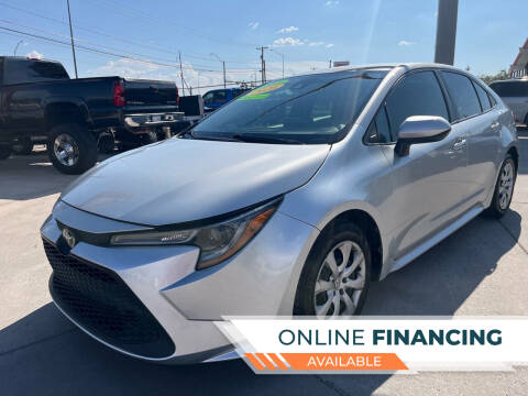 2020 Toyota Corolla for sale at Kid Motors Inc in El Paso TX