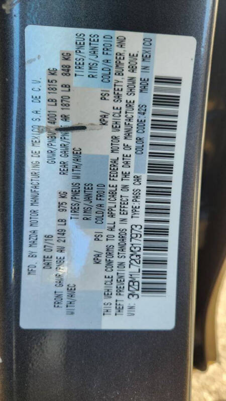 2016 Mazda MAZDA3 i Touring