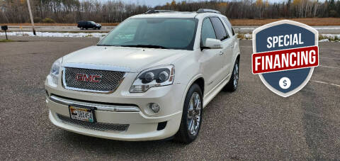 2012 GMC Acadia for sale at Transmart Autos in Zimmerman MN