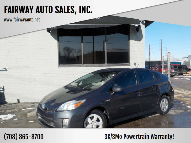 2011 Toyota Prius for sale at FAIRWAY AUTO SALES, INC. in Melrose Park IL