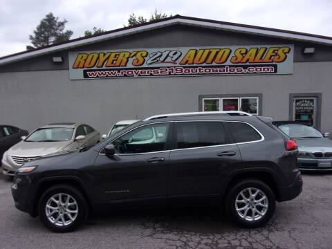 2016 Jeep Cherokee for sale at ROYERS 219 AUTO SALES in Dubois PA