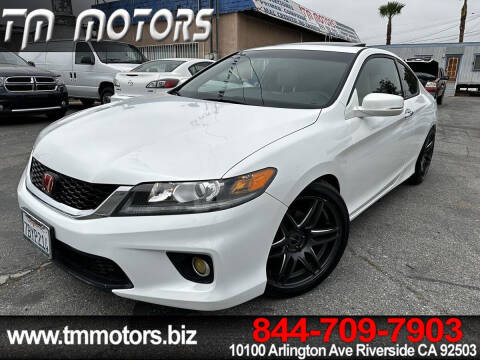 2013 Honda Accord for sale at TM Motors in Riverside CA
