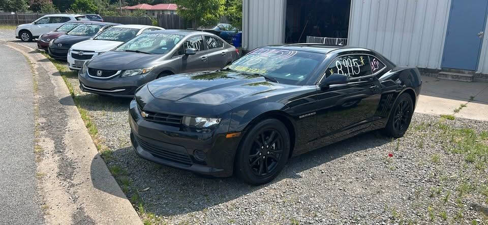 Black 2015 Chevrolet Camaro LS LS 2dr Coupe w/2LS 1