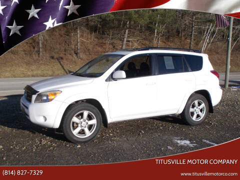 2007 Toyota RAV4 for sale at Titusville Motor Company in Titusville PA