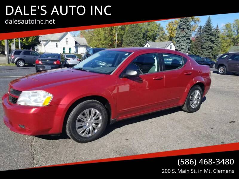 2008 Dodge Avenger for sale at DALE'S AUTO INC in Mount Clemens MI