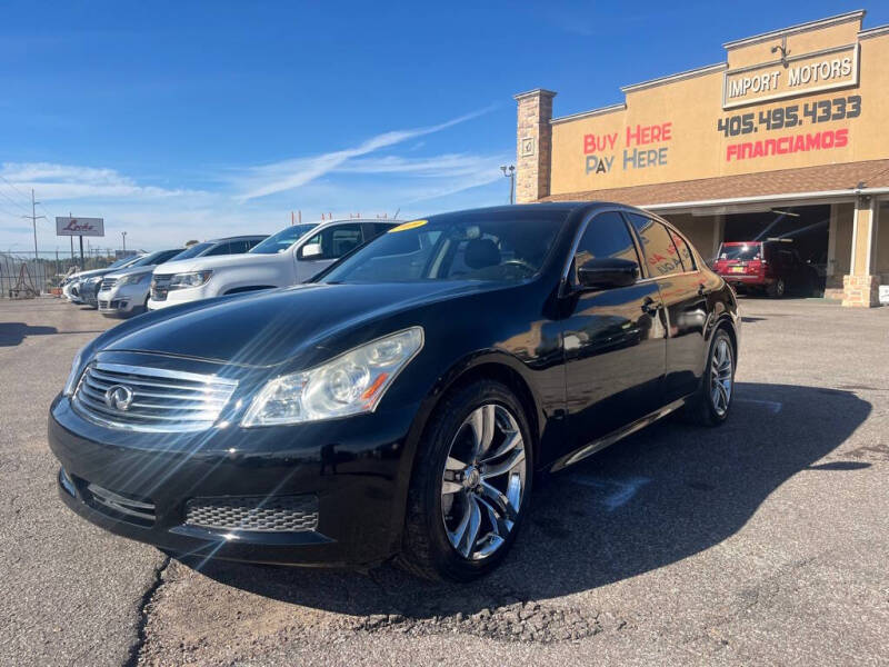 2009 Infiniti G37 Sedan for sale at Import Motors in Bethany OK