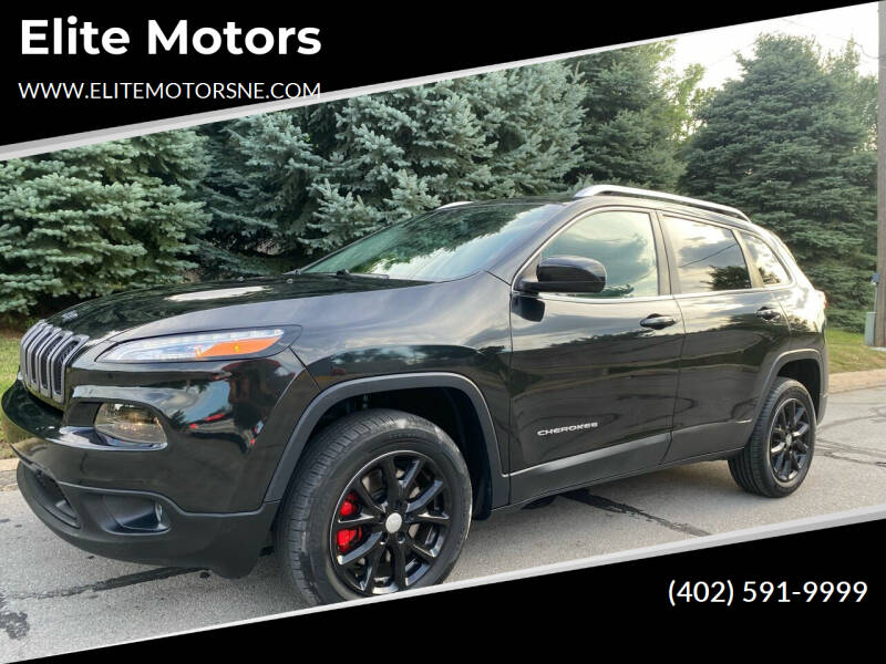 2015 Jeep Cherokee for sale at Elite Motors in Bellevue NE