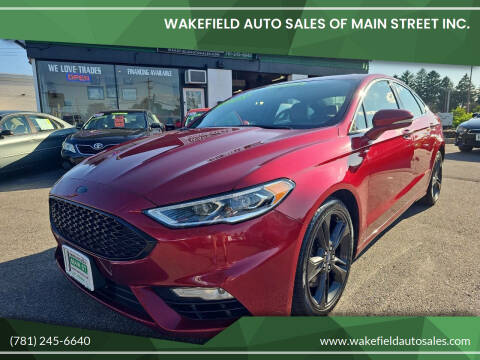 2017 Ford Fusion for sale at Wakefield Auto Sales of Main Street Inc. in Wakefield MA