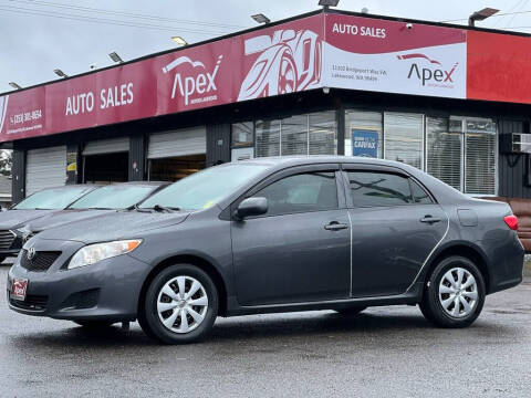 2010 Toyota Corolla for sale at Apex Motors Lakewood LLC in Lakewood WA
