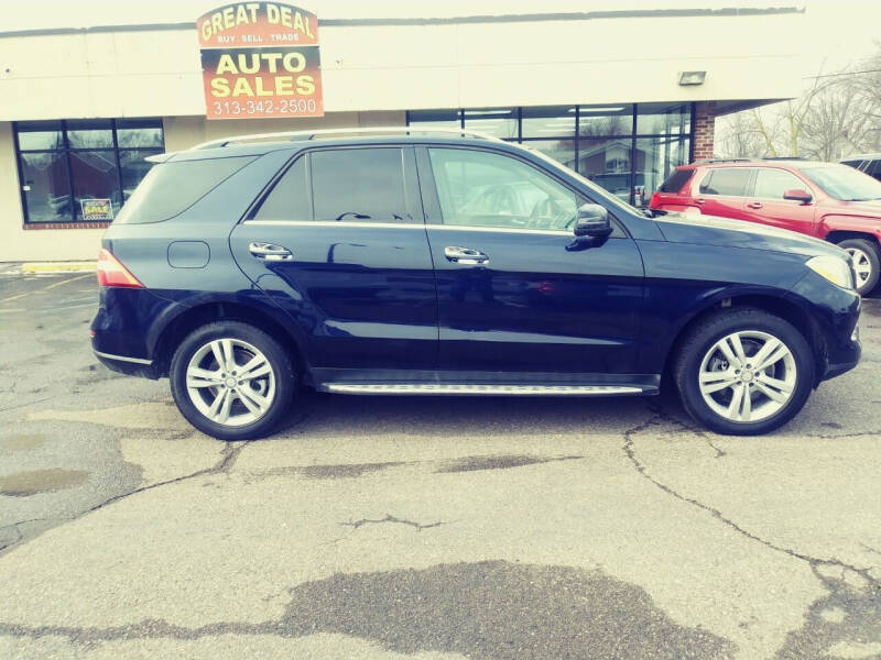 2014 Mercedes-Benz M-Class for sale at GREAT DEAL AUTO SALES in Center Line MI
