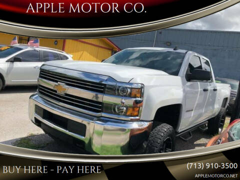 2015 Chevrolet Silverado 2500HD for sale at APPLE MOTOR CO. in Houston TX