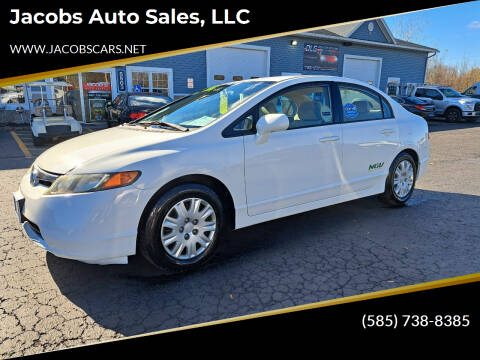 2008 Honda Civic for sale at Jacobs Auto Sales, LLC in Spencerport NY