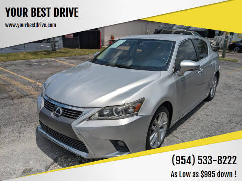 2016 Lexus CT 200h for sale at YOUR BEST DRIVE in Oakland Park FL