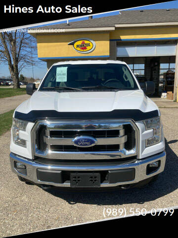 2016 Ford F-150 for sale at Hines Auto Sales in Marlette MI